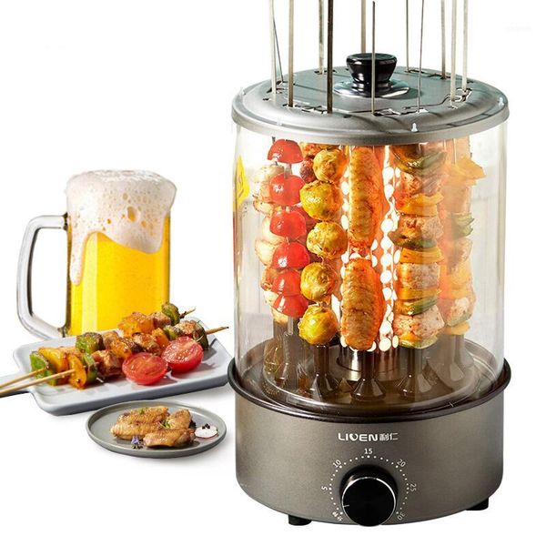 automatic barbecue machine electric grill small household smoke family flip grill electric skewer1
automatic barbecue machine electric grill small household smoke family flip grill electric skewer1