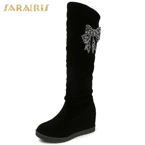 sarairis new design 2020 increasing high heel shoes woman boots female platform dropship comfy autumn winter knee high boots, Black
sarairis new design 2020 increasing high heel shoes woman boots female platform dropship comfy autumn winter knee high boots, Black