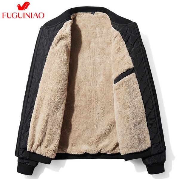men parka cotton winter plus velvet thick jacket mens warm coat male baseball collar zipper casual coats down parkas 4xl 201204, Black
men parka cotton winter plus velvet thick jacket mens warm coat male baseball collar zipper casual coats down parkas 4xl 201204, Black