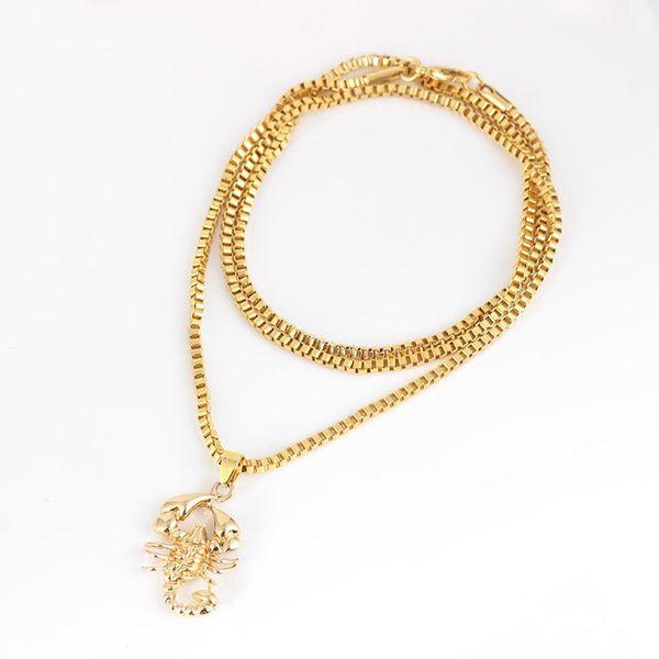 2020 fashion new selling alloy scorpion pendant necklace personality luxury gold chain design men hip hop necklace jewelry, Silver
2020 fashion new selling alloy scorpion pendant necklace personality luxury gold chain design men hip hop necklace jewelry, Silver