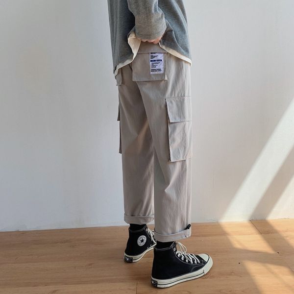 autumn men's fashion brand straight pants korean fashion ins loose casual wide leg overalls trousers overalls capris men's pants y, Blue
autumn men's fashion brand straight pants korean fashion ins loose casual wide leg overalls trousers overalls capris men's pants y, Blue