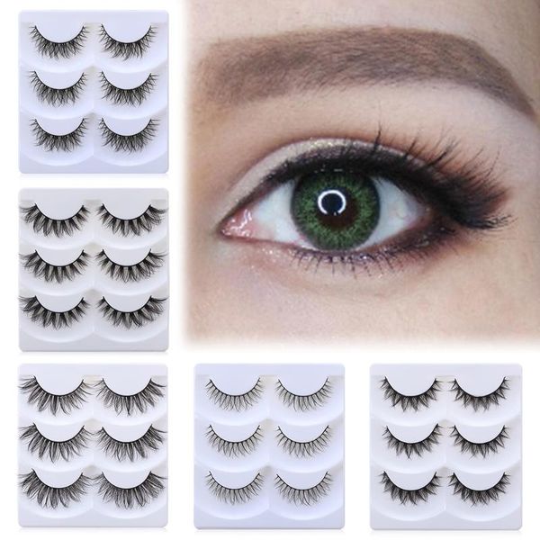 3 пары 3d faxu mink false reelash threffy wispies натуральные длинные ресницы удлинитель ручной работы ресницы макияж
3 пары 3d faxu mink false reelash threffy wispies натуральные длинные ресницы удлинитель ручной работы ресницы макияж