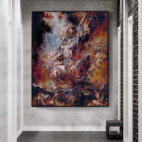 the fall of the damned famous oil painting on canvas posters and prints classic vintage wall art reproduction picture for home
the fall of the damned famous oil painting on canvas posters and prints classic vintage wall art reproduction picture for home