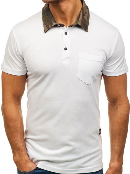 2021 new summer breathable man shirts solid color short sleeve for men polos para mens casual high quantity polo shirt 38cj, White;black
2021 new summer breathable man shirts solid color short sleeve for men polos para mens casual high quantity polo shirt 38cj, White;black