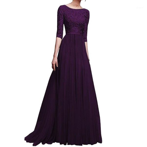 women formal wedding bridesmaid long dress solid half sleeve female party dress ladies elegant maxi lace vestidos 20191, Black;gray
women formal wedding bridesmaid long dress solid half sleeve female party dress ladies elegant maxi lace vestidos 20191, Black;gray