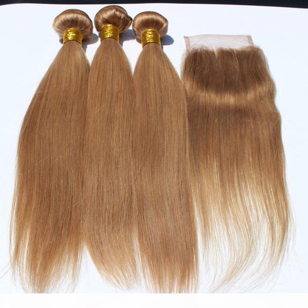 2017 fastion style #27 honey blonde lace closure straight with 3 bundles brazilian blonde straight weaves human hair extension, Black;brown
2017 fastion style #27 honey blonde lace closure straight with 3 bundles brazilian blonde straight weaves human hair extension, Black;brown