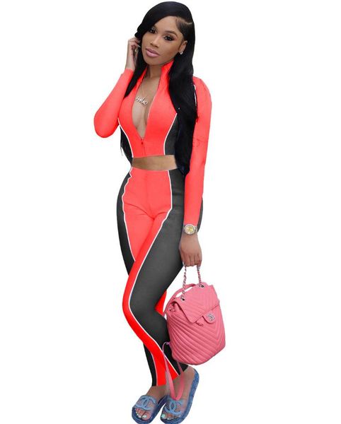 2021 autumn and winter classic stitching 2-piece women's long-sleeved + trousers with casual fashion sports two-piece suit, Gray
2021 autumn and winter classic stitching 2-piece women's long-sleeved + trousers with casual fashion sports two-piece suit, Gray