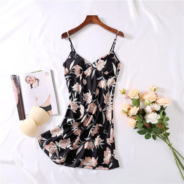 satin v-neck nightdress female nightgown print nightwear satin home dressing gown intimate lingerie new arrival sleepwear1, Black;red
satin v-neck nightdress female nightgown print nightwear satin home dressing gown intimate lingerie new arrival sleepwear1, Black;red