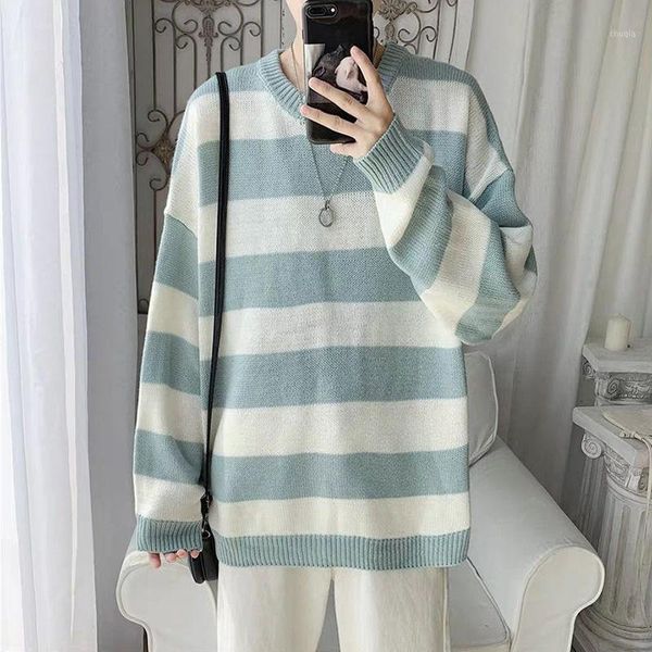 winter striped sweater men's warm fashion casual knit pullover men streetwear loose korean knitting sweaters mens clothes s-xl1, White;black
winter striped sweater men's warm fashion casual knit pullover men streetwear loose korean knitting sweaters mens clothes s-xl1, White;black