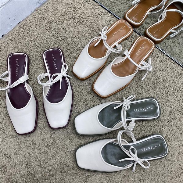 elegant low heel sandals casual flat shoes 2021 summer mules baotou women's shoes flat heel half slippers beach vacation, Black
elegant low heel sandals casual flat shoes 2021 summer mules baotou women's shoes flat heel half slippers beach vacation, Black