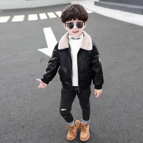 childrens clothing 2020 new winter boys fashion plush lapel tiger head printnig short leather jackets outerwear kid clothes1, Blue;gray
childrens clothing 2020 new winter boys fashion plush lapel tiger head printnig short leather jackets outerwear kid clothes1, Blue;gray