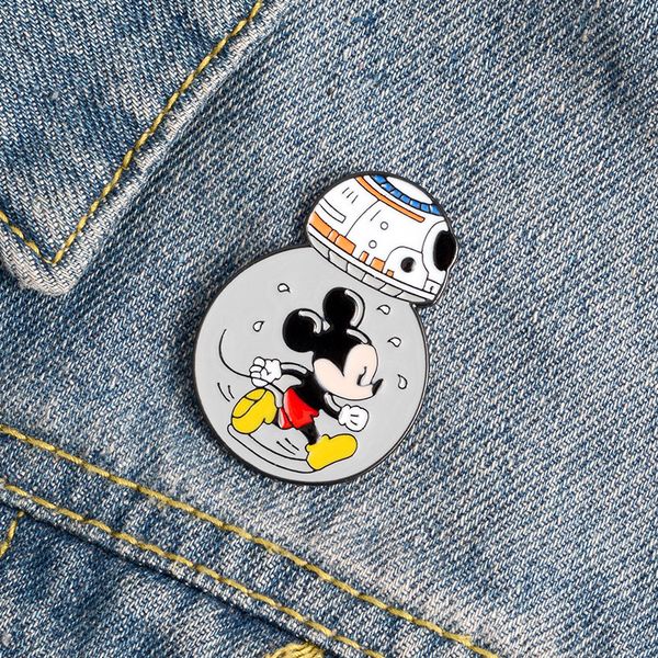 robot mouse brooch cute anime movies games hard enamel pins collect metal cartoon brooch backpack hat bag collar lapel badges, Blue
robot mouse brooch cute anime movies games hard enamel pins collect metal cartoon brooch backpack hat bag collar lapel badges, Blue
