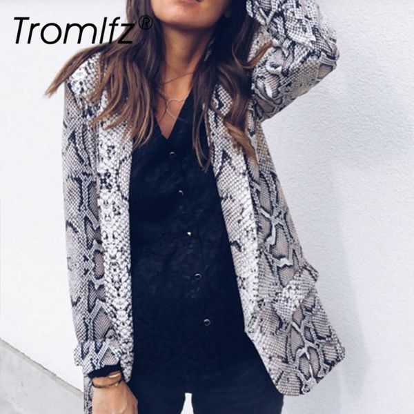 women's jackets tromlfz 2021 spring and autumn fashion casual personality snake pattern leopard long-sleeved jacket1, Black;brown
women's jackets tromlfz 2021 spring and autumn fashion casual personality snake pattern leopard long-sleeved jacket1, Black;brown