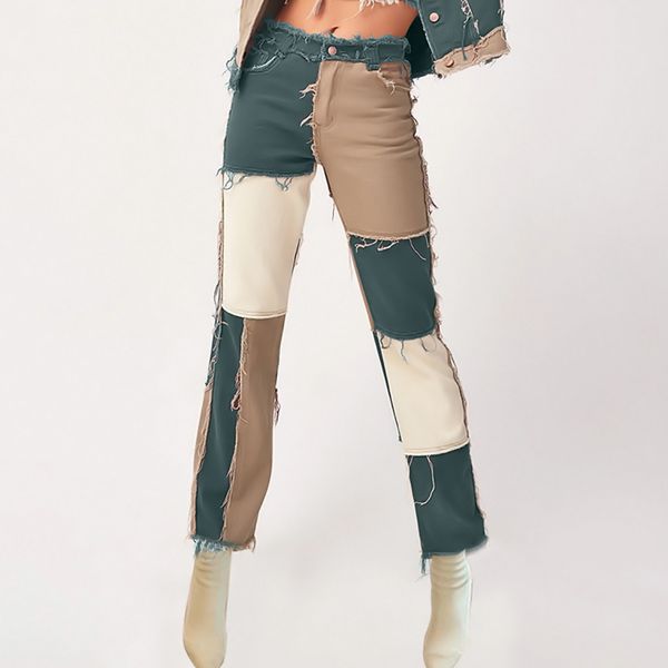 patchwork jeans mom woman straight leg vintage ripped baggy jeans cargo pants women plus size black pants clothes boyfriend 201105, Blue
patchwork jeans mom woman straight leg vintage ripped baggy jeans cargo pants women plus size black pants clothes boyfriend 201105, Blue