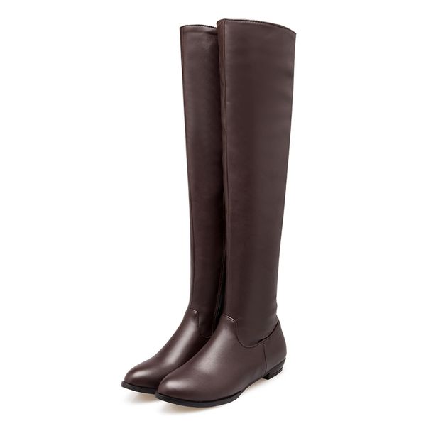 pqecfs big size 34-45 spring & autumn & winter women solid over-the-knee boots 3 colors, Black
pqecfs big size 34-45 spring & autumn & winter women solid over-the-knee boots 3 colors, Black