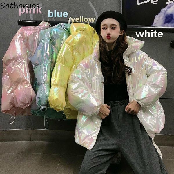 short parkas women winter plus size 4xl reflective stand-collar glossy korean style thicken zipper loose students trendy chic1, Black
short parkas women winter plus size 4xl reflective stand-collar glossy korean style thicken zipper loose students trendy chic1, Black