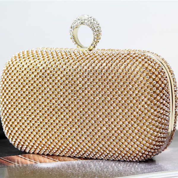 clutch bags cross-border diamond dinner bag creative ring hand evening handmade rhinestone banquet factory outlet
clutch bags cross-border diamond dinner bag creative ring hand evening handmade rhinestone banquet factory outlet