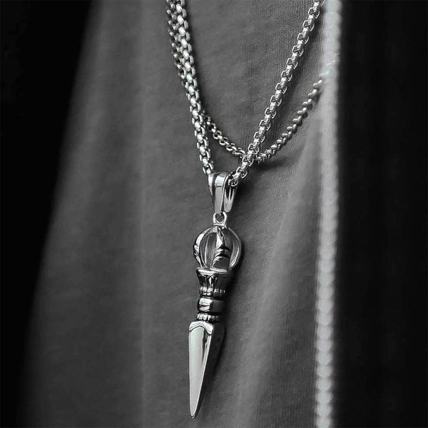 pendant necklaces mcllroy punk style spearhead design pendants necklace for man fashion stainless steel chain jewelry men woman choker, Silver
pendant necklaces mcllroy punk style spearhead design pendants necklace for man fashion stainless steel chain jewelry men woman choker, Silver
