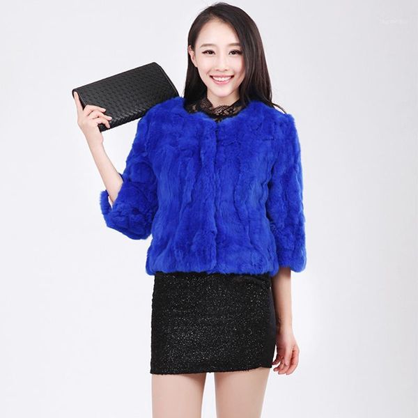autumn and winter new 2018 slim short women's rex fur coat outerwear women o neck 3/4 sleeve real fur jacket, Black
autumn and winter new 2018 slim short women's rex fur coat outerwear women o neck 3/4 sleeve real fur jacket, Black