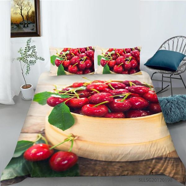 bedding sets red cherries printing bedclothes duvet cover set fruit wholesale drop home decor
bedding sets red cherries printing bedclothes duvet cover set fruit wholesale drop home decor