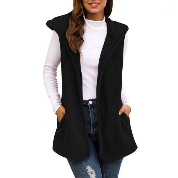 autumn winter vests women waistcoat hooded faux fur cardigan fluffly vintage shaggy vest jackets pocket long coats 19oct251, Black;white
autumn winter vests women waistcoat hooded faux fur cardigan fluffly vintage shaggy vest jackets pocket long coats 19oct251, Black;white