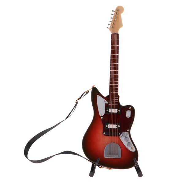 1/6 scale miniature musical instrument model come with stand for dollhouse decoration wooden guitar model #3 1019
1/6 scale miniature musical instrument model come with stand for dollhouse decoration wooden guitar model #3 1019