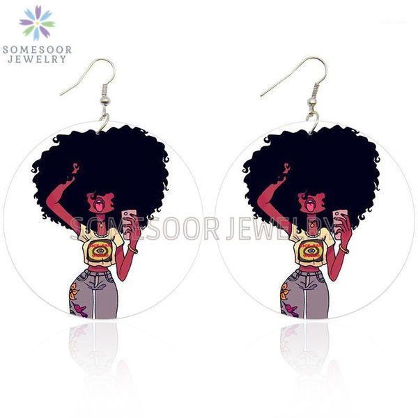 dangle & chandelier somesoor afro curly beauty wooden drop earrings african natural hair design printing pendant loops jewelry for women gif, Silver
dangle & chandelier somesoor afro curly beauty wooden drop earrings african natural hair design printing pendant loops jewelry for women gif, Silver