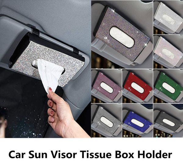 1pc car sun visor tissue box holder bling crystals cover case clip pu leather gorgeous backseat tissue case auto accessories
1pc car sun visor tissue box holder bling crystals cover case clip pu leather gorgeous backseat tissue case auto accessories