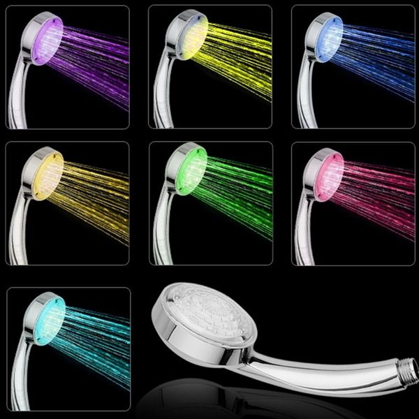 7 color handheld home bad rainbow changing led shower head shower heads bathroom products
7 color handheld home bad rainbow changing led shower head shower heads bathroom products