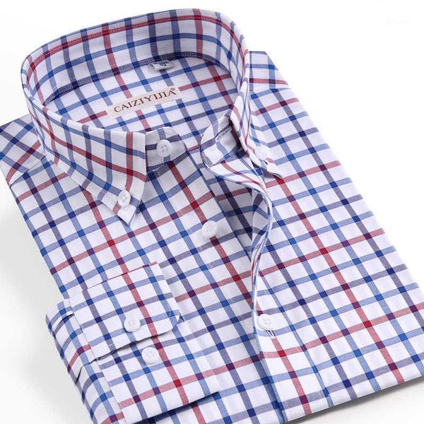 men's button-down contrast gingham plaid 100% cotton shirts pocket-less design long sleeve standard-fit casual shirt1, White;black
men's button-down contrast gingham plaid 100% cotton shirts pocket-less design long sleeve standard-fit casual shirt1, White;black
