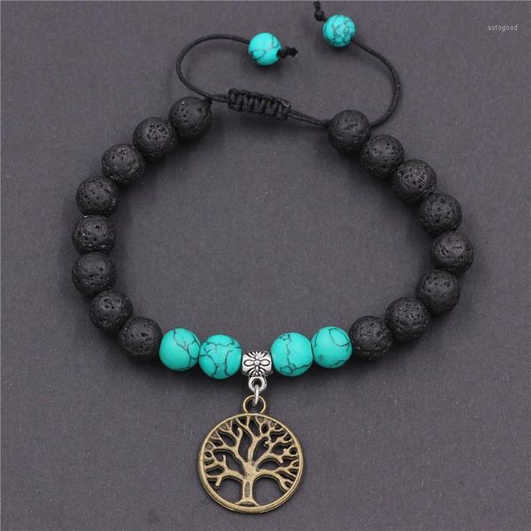 charm bracelets 4pcs/lot natural stone lava essential oil diffuser beads bracelet tree of life pendant prayer for women men1, Golden;silver
charm bracelets 4pcs/lot natural stone lava essential oil diffuser beads bracelet tree of life pendant prayer for women men1, Golden;silver