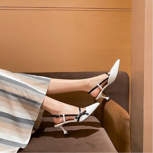women sandals fashion party wedding shopping black white pointed bowtie slides outdoor shoes size 35-40 ing
women sandals fashion party wedding shopping black white pointed bowtie slides outdoor shoes size 35-40 ing