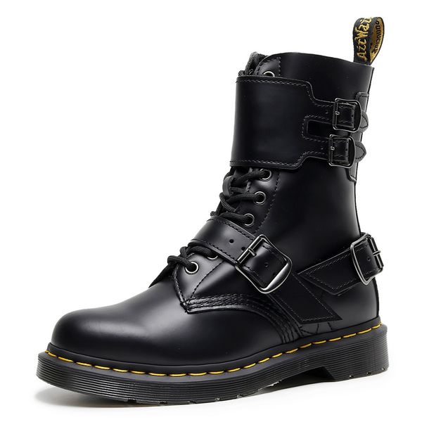 motorcycle martin wild boots 20-new leather genuine british style flat buckle rgl7, Black
motorcycle martin wild boots 20-new leather genuine british style flat buckle rgl7, Black