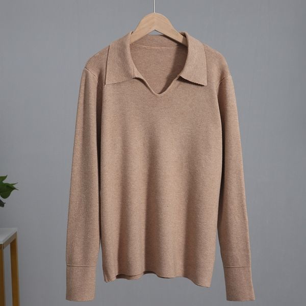 2021 new turn down collar women's sweater autumn winter thick warm pullovers long sleeve female jumper knitted mujer jersey q28a, White;black
2021 new turn down collar women's sweater autumn winter thick warm pullovers long sleeve female jumper knitted mujer jersey q28a, White;black