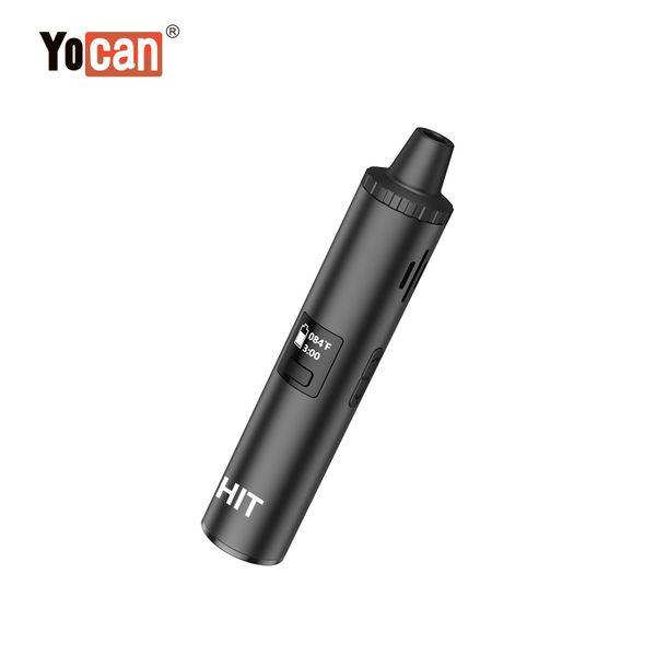 Authentic Yocan Hit Dry Herb Vaporizer 1400mAh Adjustable Temperature Vape Pen Kit With OLED Display Ceramic Heating
Authentic Yocan Hit Dry Herb Vaporizer 1400mAh Adjustable Temperature Vape Pen Kit With OLED Display Ceramic Heating