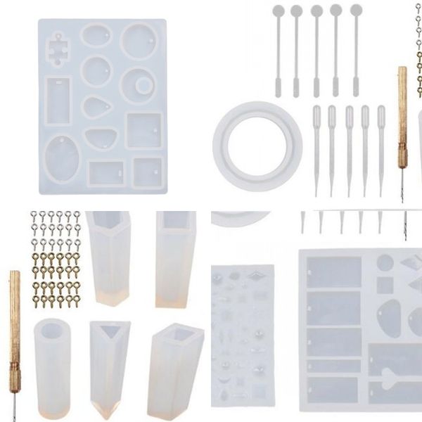 diy mould set bracelet pendant silicone mold suit crystal molds kit portable opp packing with various style 22sr j1
diy mould set bracelet pendant silicone mold suit crystal molds kit portable opp packing with various style 22sr j1