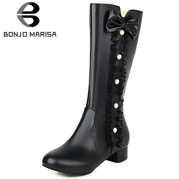 boots chic big size 43 chunky heels sweet bow tie ruffles zipper mid-calf boot girls winter shoes women, Black
boots chic big size 43 chunky heels sweet bow tie ruffles zipper mid-calf boot girls winter shoes women, Black