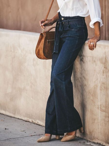 high waist jeans woman 2020 black mom denim fashion solid casual flare wide leg bell bottom baggy long trousers loose pants 0124, Blue
high waist jeans woman 2020 black mom denim fashion solid casual flare wide leg bell bottom baggy long trousers loose pants 0124, Blue