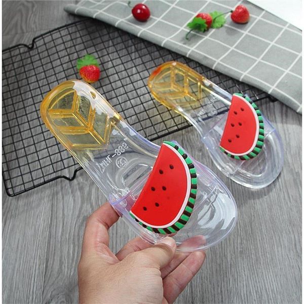 kids summer slippers transparent child shoes fruit children shose baby girl, Black;red
kids summer slippers transparent child shoes fruit children shose baby girl, Black;red