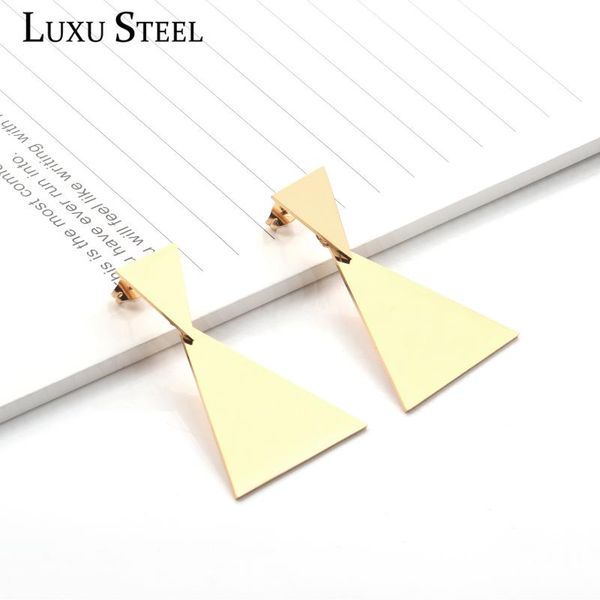 luxusteel aretes korean earrings gold color triangles drop earrings bijoux party stainless steel geometry earring jewelry friend, Silver
luxusteel aretes korean earrings gold color triangles drop earrings bijoux party stainless steel geometry earring jewelry friend, Silver