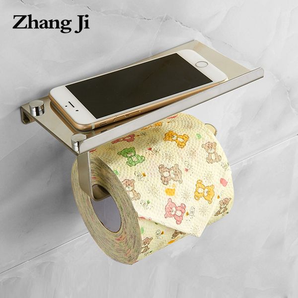 zhang ji bathroom marine grade stainless steel toilet paper with shelf for mobile phone wall mounted tissue holder
zhang ji bathroom marine grade stainless steel toilet paper with shelf for mobile phone wall mounted tissue holder