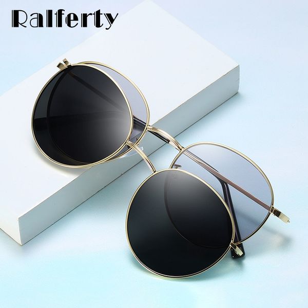 ralferty men women's 2 in 1 clip on glasses kit round magnet sunglasses anti uva uvb metal eyeglass frame prescription, White;black
ralferty men women's 2 in 1 clip on glasses kit round magnet sunglasses anti uva uvb metal eyeglass frame prescription, White;black