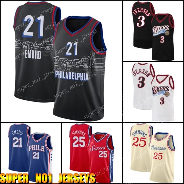 joel 21 embiid jersey ben 25 simmons jerseys allen 3 iverson basketball jersey philadelphia 76ers jersey basketball uniform, Black;red
joel 21 embiid jersey ben 25 simmons jerseys allen 3 iverson basketball jersey philadelphia 76ers jersey basketball uniform, Black;red