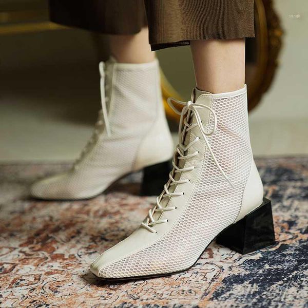 sandals leather fashion high-heeled 2021 summer front lace back zipper mesh boots wild square head thick heel z9581, Black
sandals leather fashion high-heeled 2021 summer front lace back zipper mesh boots wild square head thick heel z9581, Black