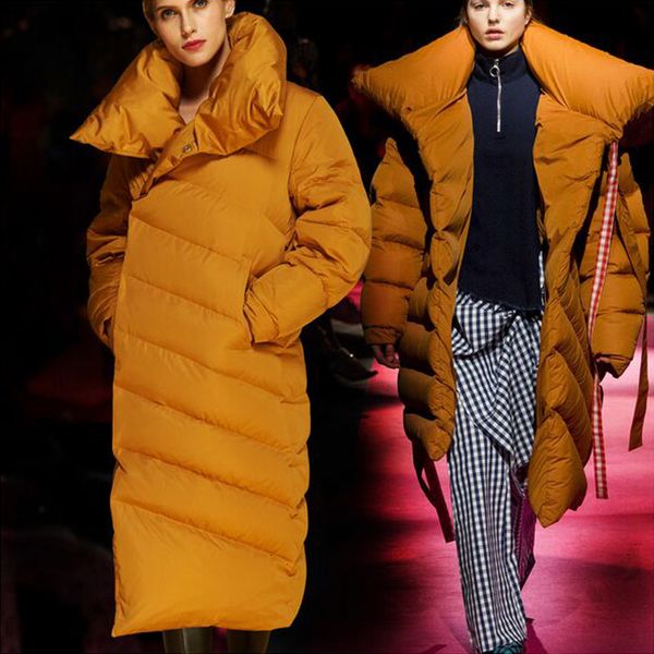 women's winter coat, long and thick white duck feathers, fashion, luxury, european style, 2019
women's winter coat, long and thick white duck feathers, fashion, luxury, european style, 2019