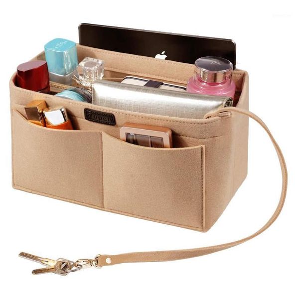 portable felt makeup holder cosmetic bag insert compartment organizer travel cosmetic bag toiletries organizer storages1
portable felt makeup holder cosmetic bag insert compartment organizer travel cosmetic bag toiletries organizer storages1