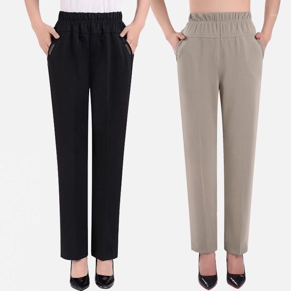middle-aged and old ladies summer trousers 2019 spring autumn fashion casual loose elastic waist straight pants plus size 6xl1, Black;white
middle-aged and old ladies summer trousers 2019 spring autumn fashion casual loose elastic waist straight pants plus size 6xl1, Black;white