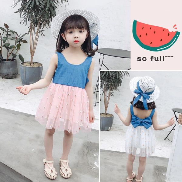 girl's dresses 2021 summer baby girl clothes bow denim sun hat little daisy print kid draped dress sleeveless casual beach1-4y1, Red;yellow
girl's dresses 2021 summer baby girl clothes bow denim sun hat little daisy print kid draped dress sleeveless casual beach1-4y1, Red;yellow