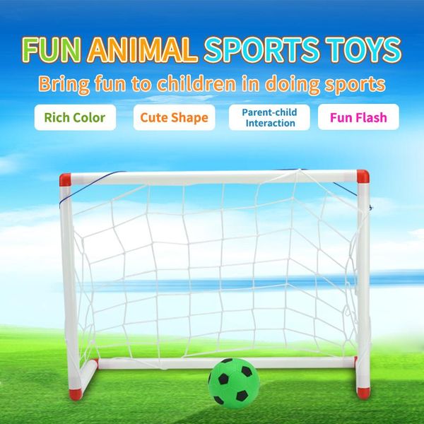 assembling children's football gate sports outdoor sports portable folding plastic football gate frame children's toy gifts