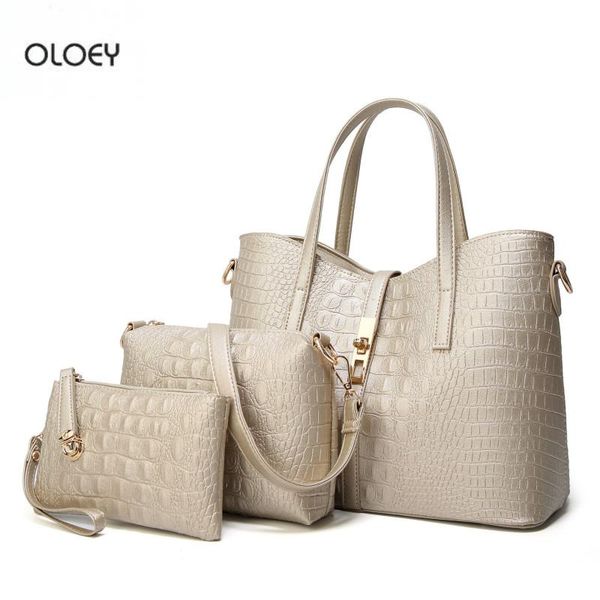 oloey new crocodile pattern composite bag sleek minimalist retro shoulder messenger bag crocodile pattern handbag three-piece
oloey new crocodile pattern composite bag sleek minimalist retro shoulder messenger bag crocodile pattern handbag three-piece